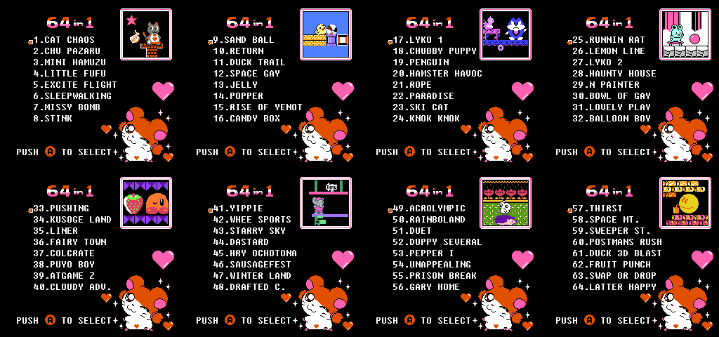 64合1(Classic Player)(VT版)_64-in-1 (Classic Player) (VT02)_2 - [Famicom Start screen].png