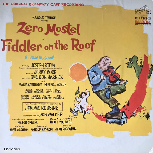 [32-192] [LP] Original Broadway Cast, Jerry Bock - Fiddler On The Roof - 1964, W.jpg