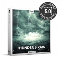Boom Library - Thunder And Rain 自然雷雨环绕声音效 (WAV)
