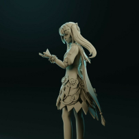 原神 Genshin Impact 3D-Print Models - AstraBorealis - Faruzan