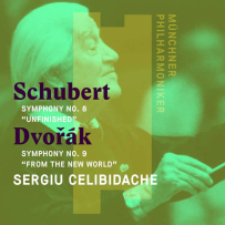 Schubert - No.8 in B minor ; Dvorak - No.9 in E Minor From the New World (Munchner Philharmoniker, Sergiu Celibidache) - 2017 (24-96)